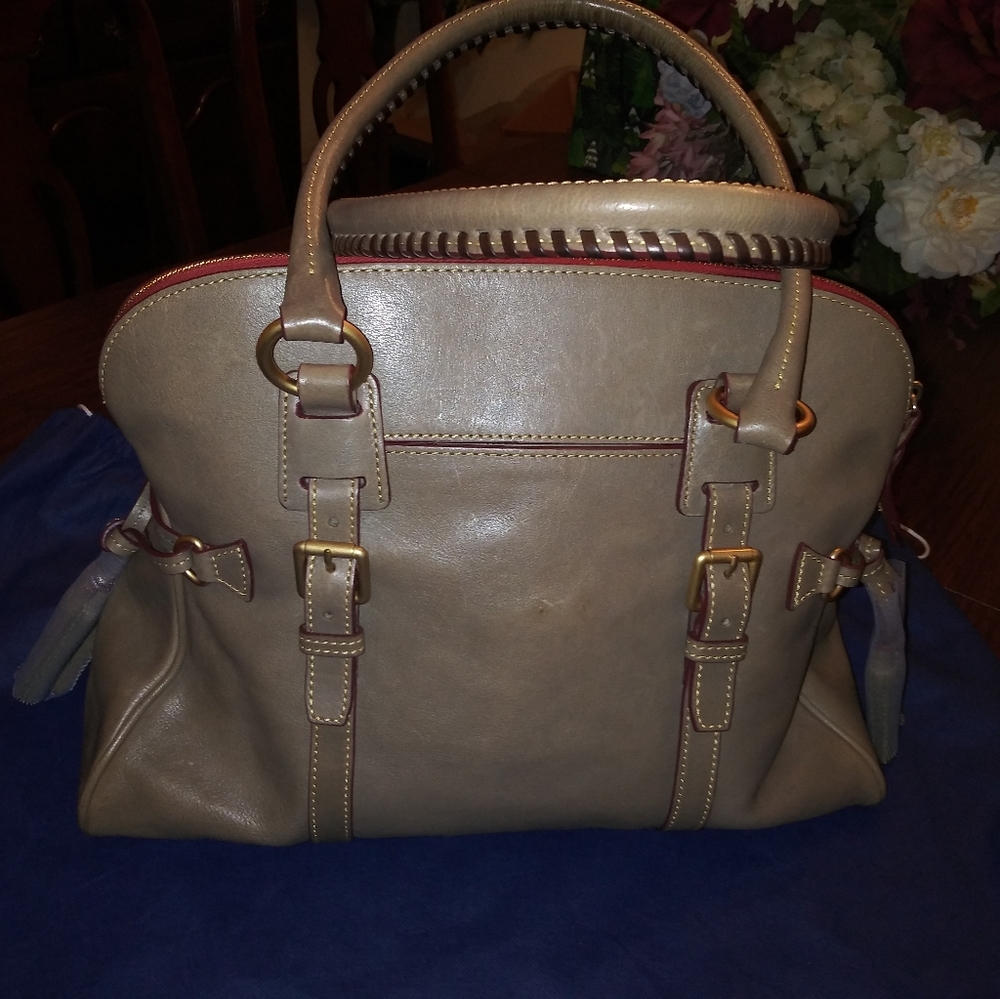 Dooney and Bourke Florentine Domed Buckle Satchel